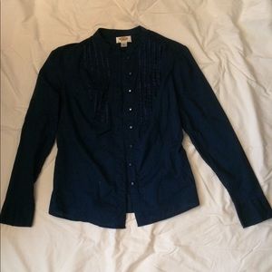 Dark blue blouse